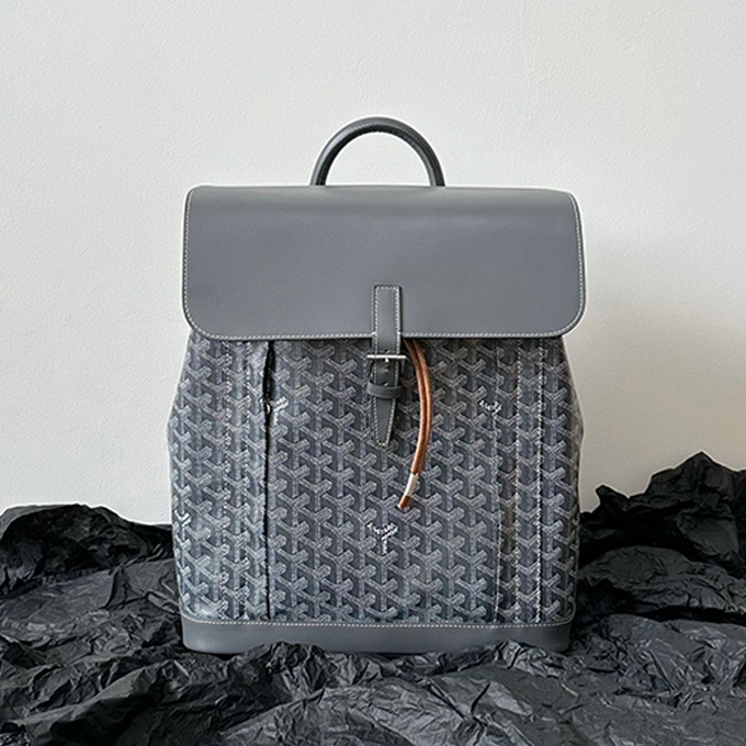 goyard alpin mm flap large capacity practical commuting backpack bag